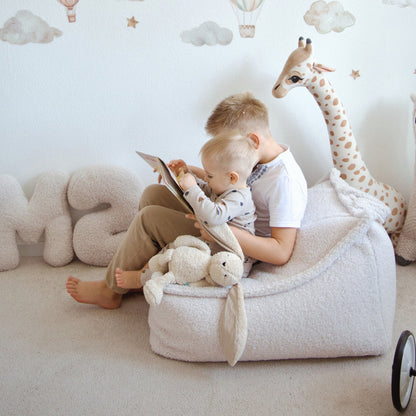 Kindersessel Bearly eckig - Soft Teddy Edition