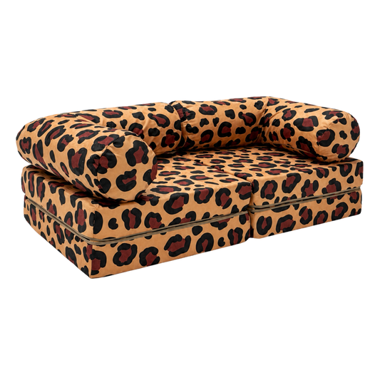 Modulares Kindersofa Leopard – Ansicht 1