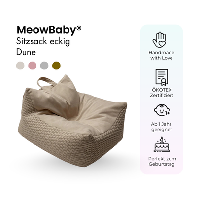 Kindersessel Dune eckig