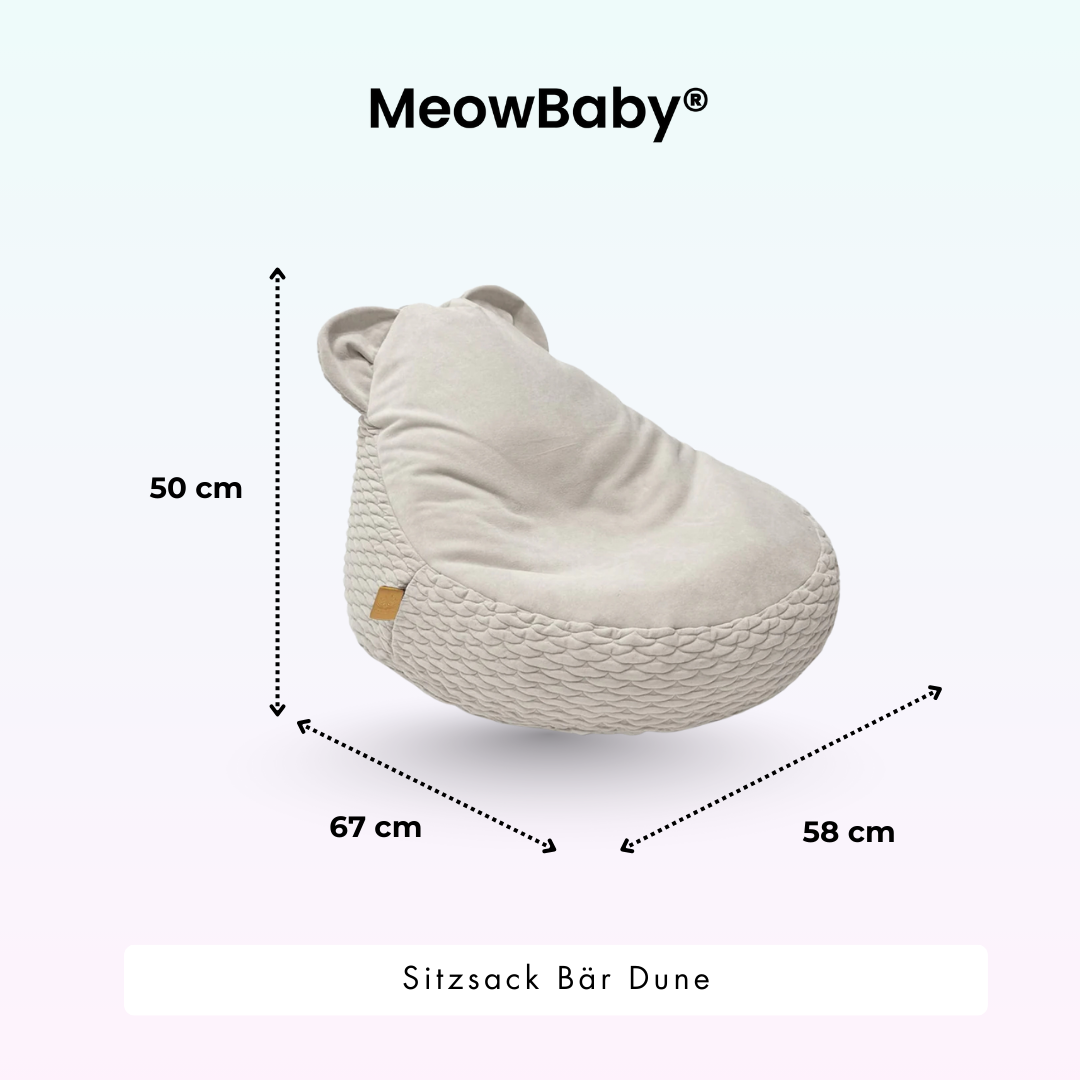 Kindersessel Dune Bären-Sitzsack