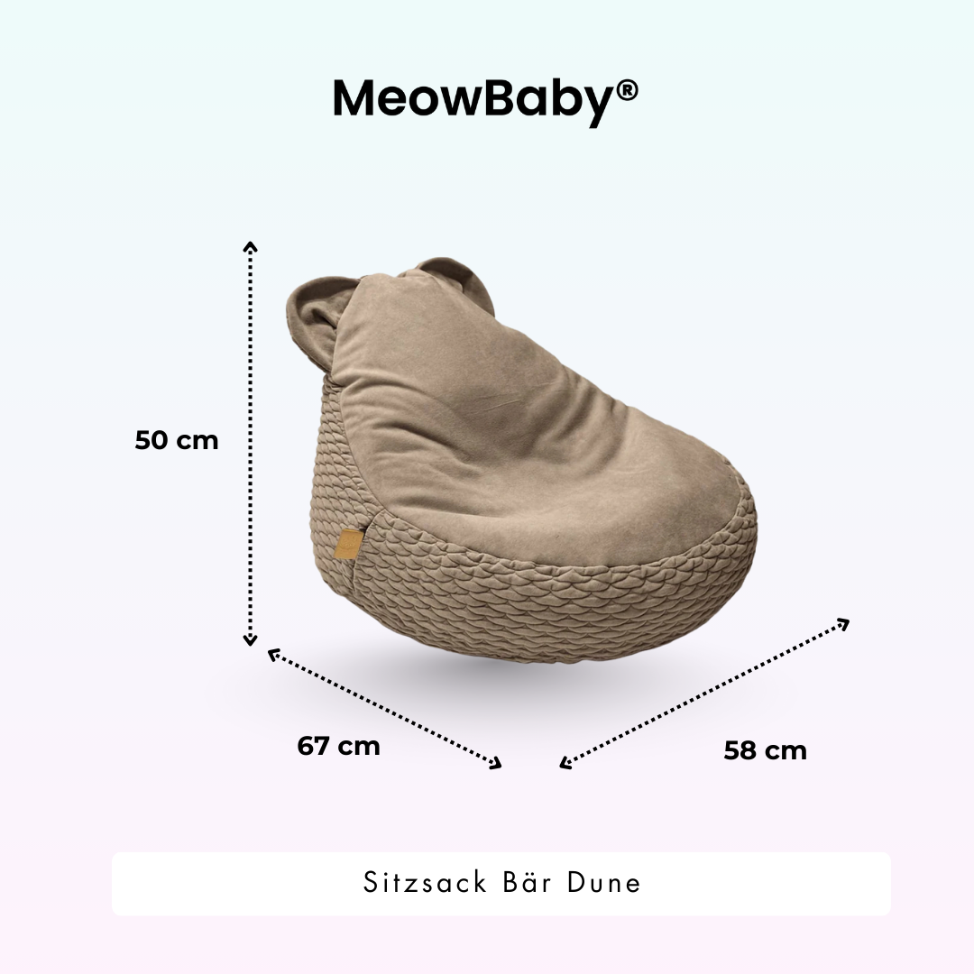 Kindersessel Dune Bären-Sitzsack