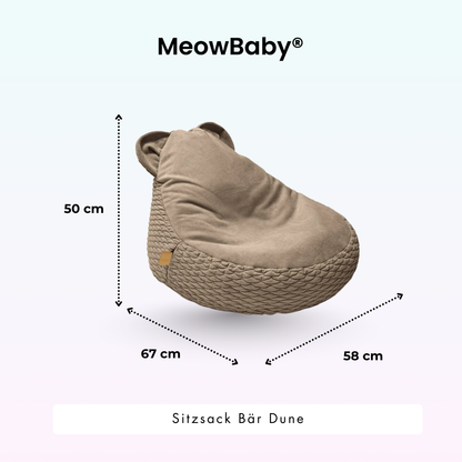Kindersessel Dune Bären-Sitzsack