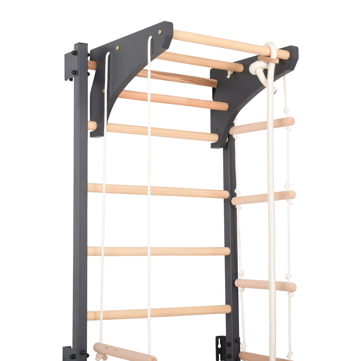 Sprossenwand STEEL KOM 2 Graphit Ringe