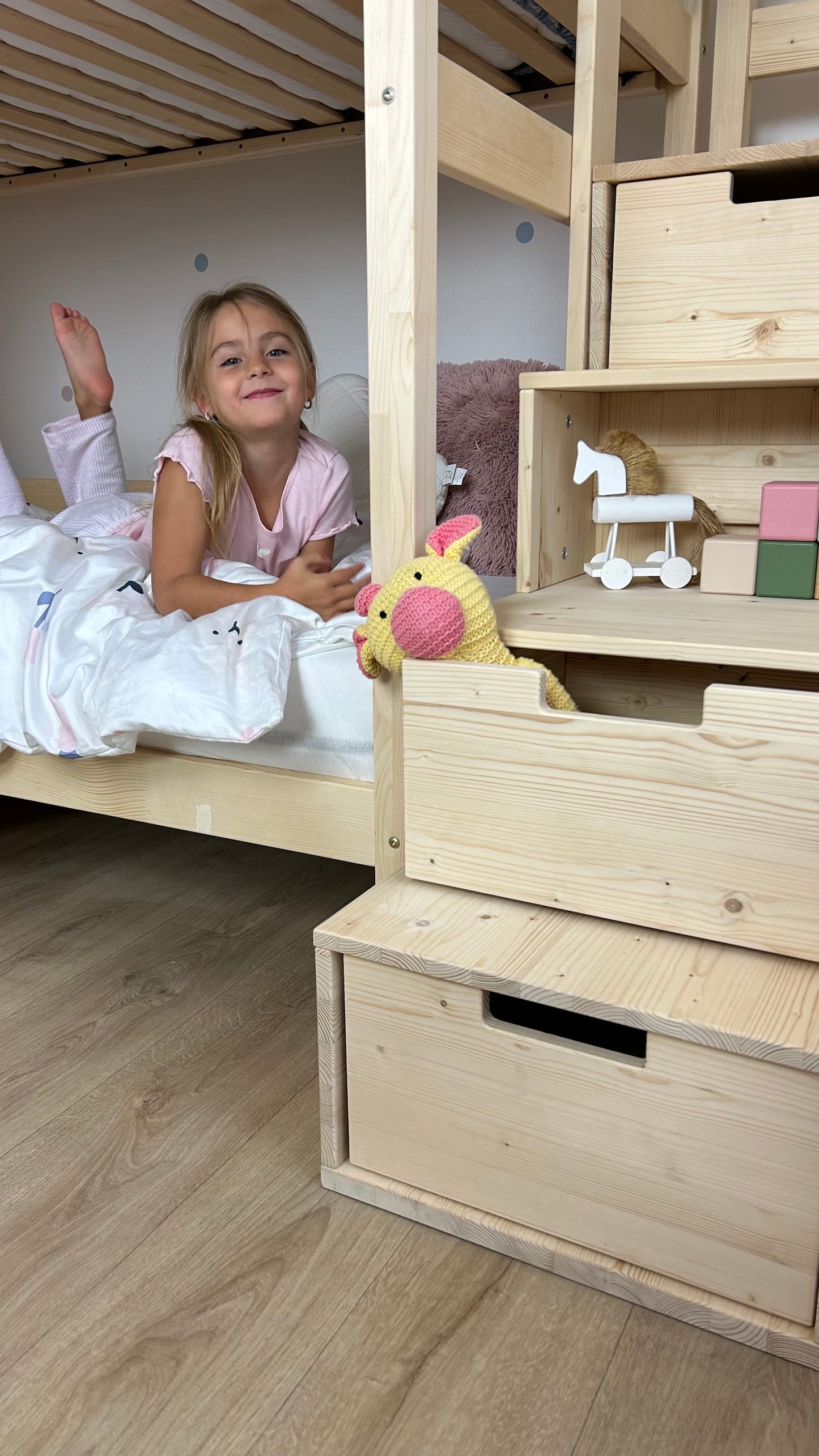 Holz Etagenbett HOLIDAY, 90 x 200 cm