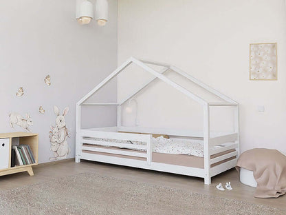 Hausbett EMMI für Kinder mit Rausfallschutz, versch. Maße & Farben