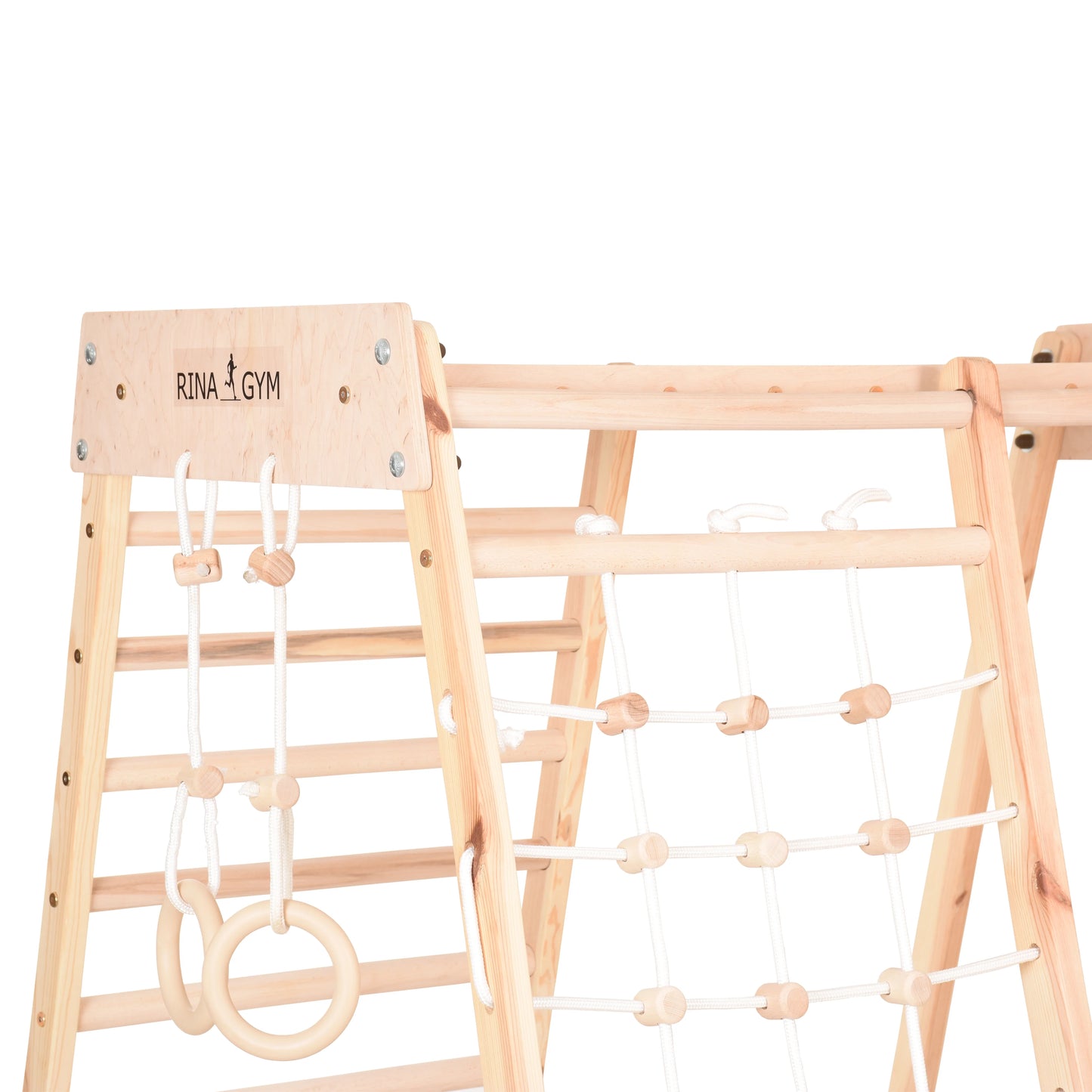 Indoor Spielplatz - Kids CLASSIC - unbehandeltes Holz