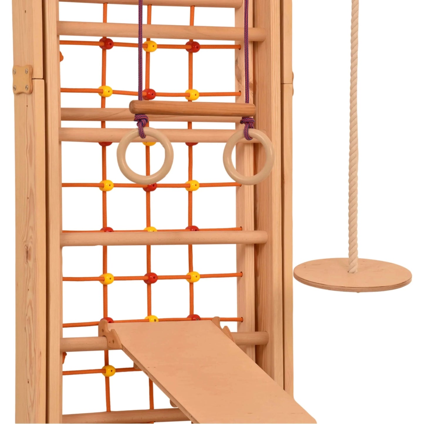 Indoor climbing frame "Julie" - untreated wood