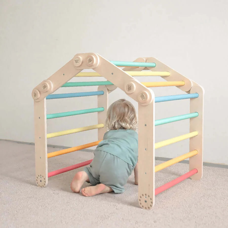 Climbing frame "M" for children, various colors