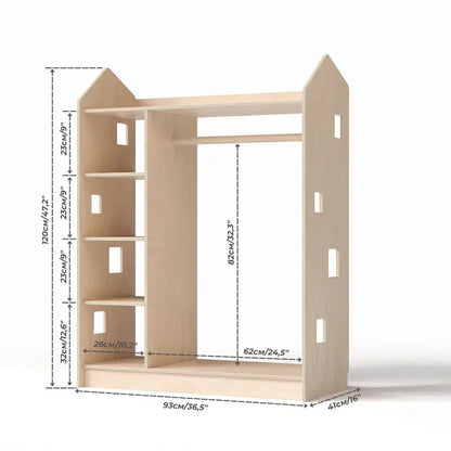 Kleiderschrank für Kinder, versch. Farben