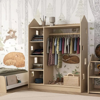 Kleiderschrank für Kinder, versch. Farben