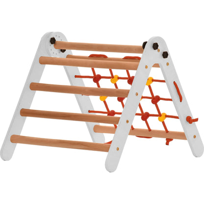 Kletterdreieck BASIC mit Leiter & Kletternetz, versch. Farben