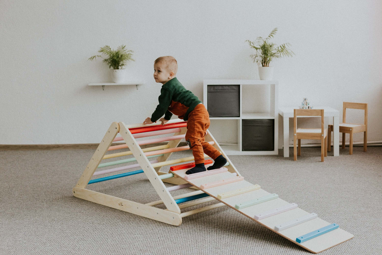 Kletterdreieck verstellbar für Kinder, versch. Farben