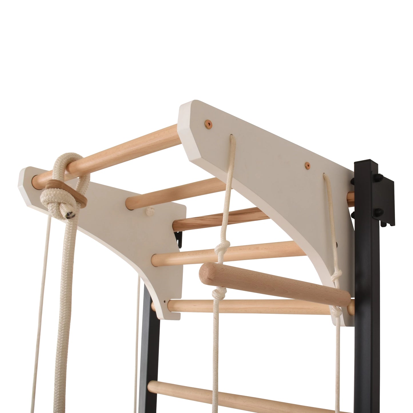 Kletterwand aus Metall mit Zubehör