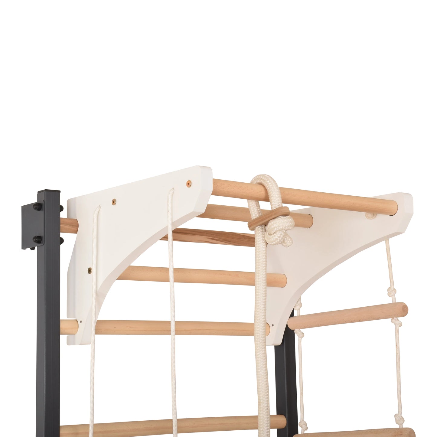 Kletterwand aus Metall mit Zubehör
