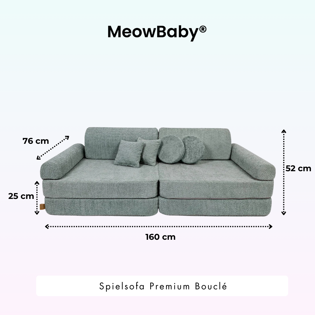 Spielsofa Premium Bouclé
