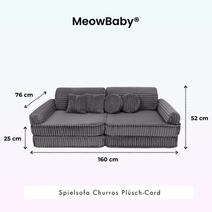 Spielsofa Churros - Plüschcord Edition