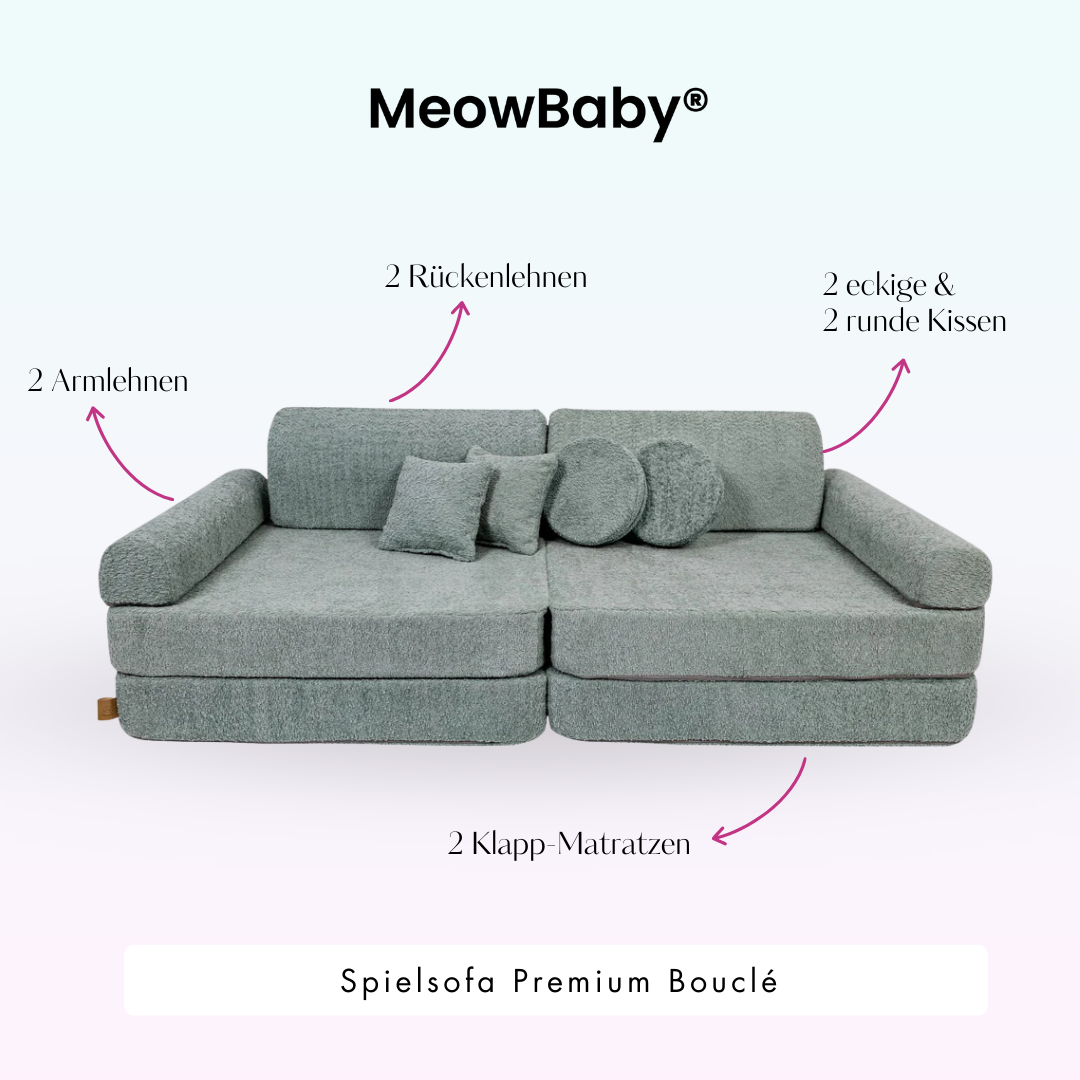 Spielsofa Premium Bouclé