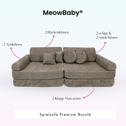 Spielsofa Premium Bouclé