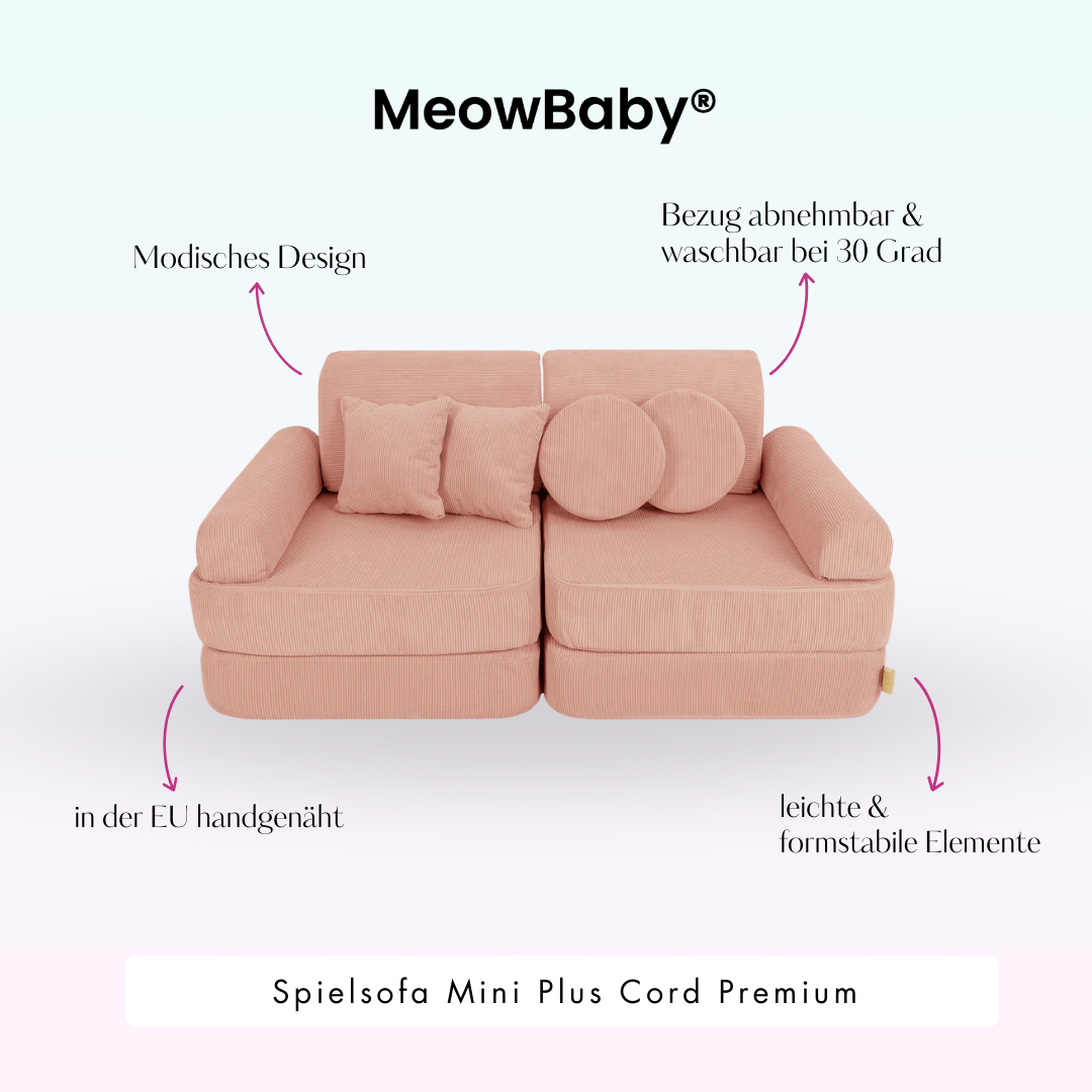 Spielsofa Mini Plus Cord Premium - Slim Cord Edition