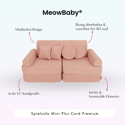Spielsofa Mini Plus Cord Premium - Slim Cord Edition