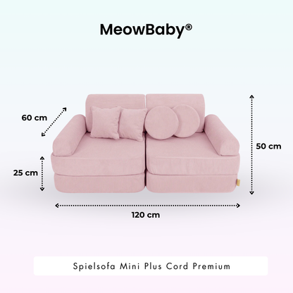 Spielsofa Mini Plus Cord Premium - Slim Cord Edition