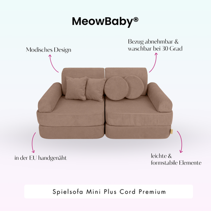Spielsofa Mini Plus Cord Premium - Slim Cord Edition