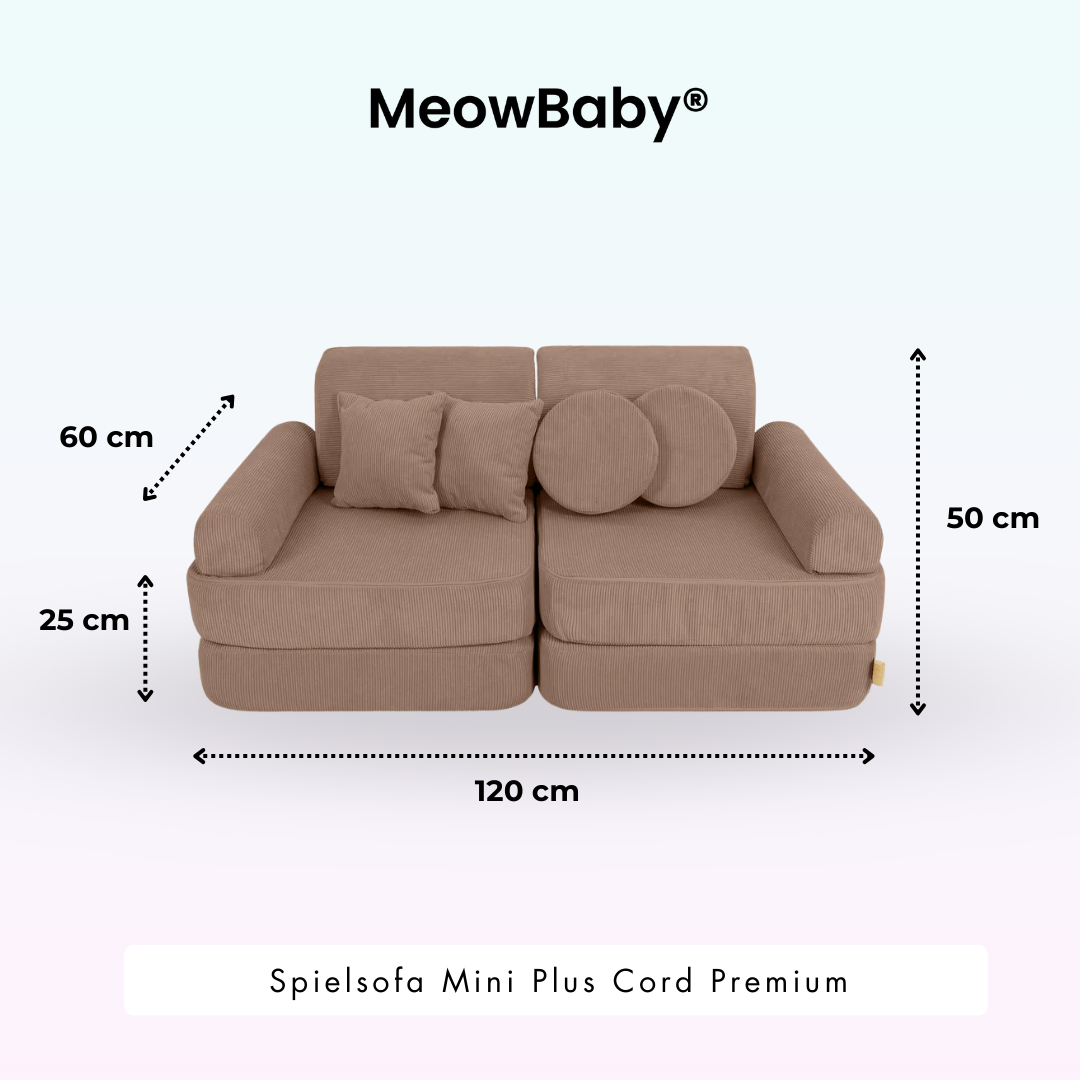 Spielsofa Mini Plus Cord Premium - Slim Cord Edition