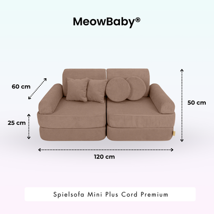 Spielsofa Mini Plus Cord Premium - Slim Cord Edition