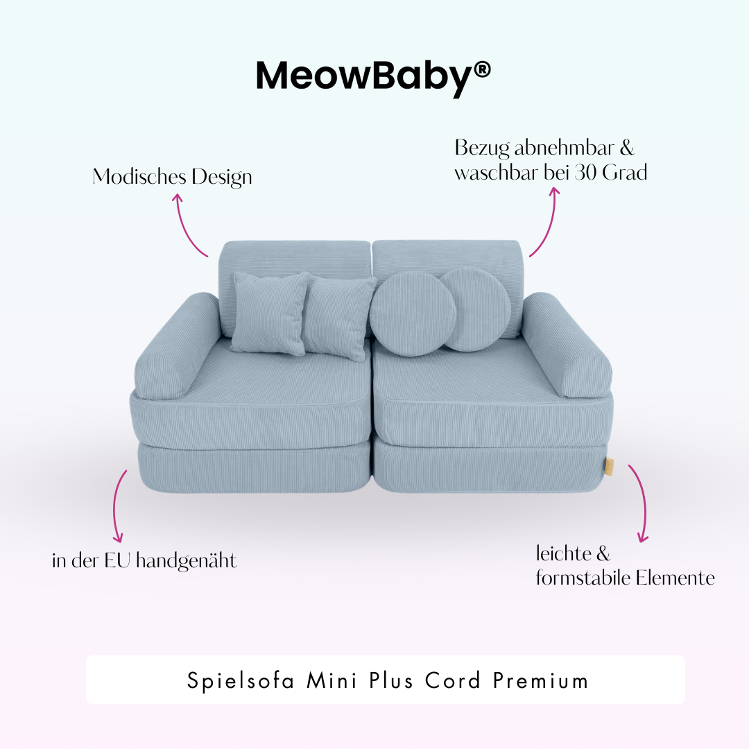 Spielsofa Mini Plus Cord Premium - Slim Cord Edition