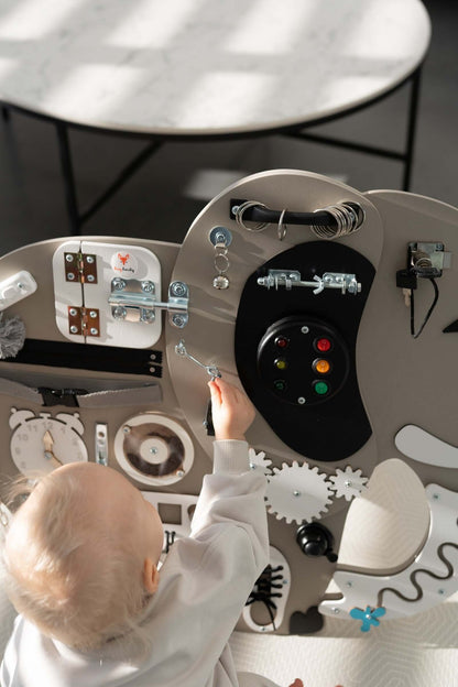 Motorikbrett / Motorikwand Elli Elefant