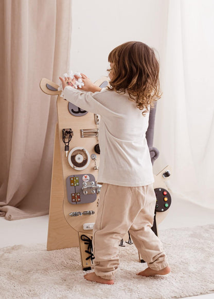 Motorikbrett / Motorikwand Lui Lama