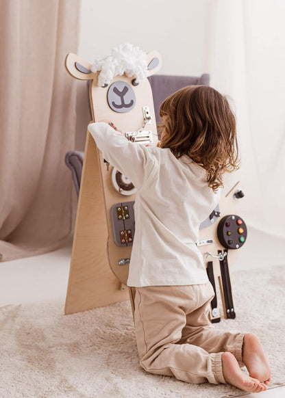 Motorikbrett / Motorikwand Lui Lama