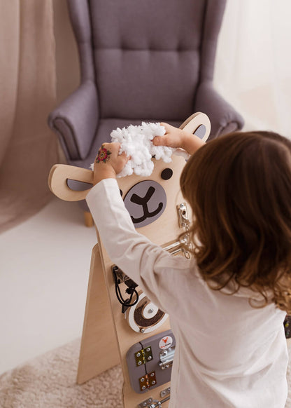 Motorikbrett / Motorikwand Lui Lama