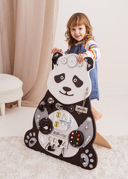 Motorikbrett / Motorikwand Paula Panda