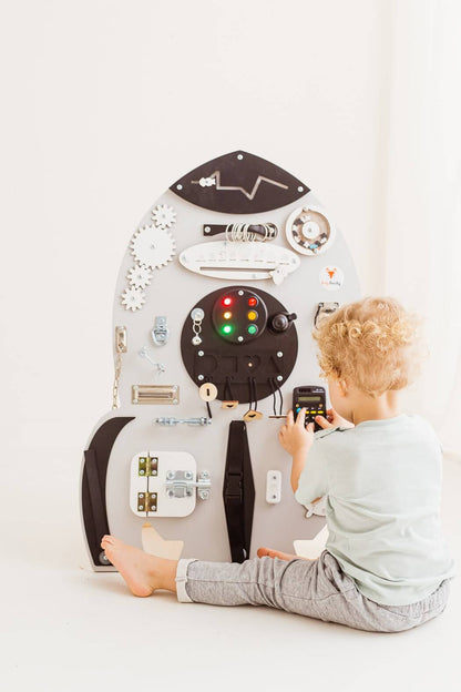 Motorikbrett / Motorikwand Rocky Rakete