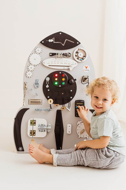 Motorikbrett / Motorikwand Rocky Rakete