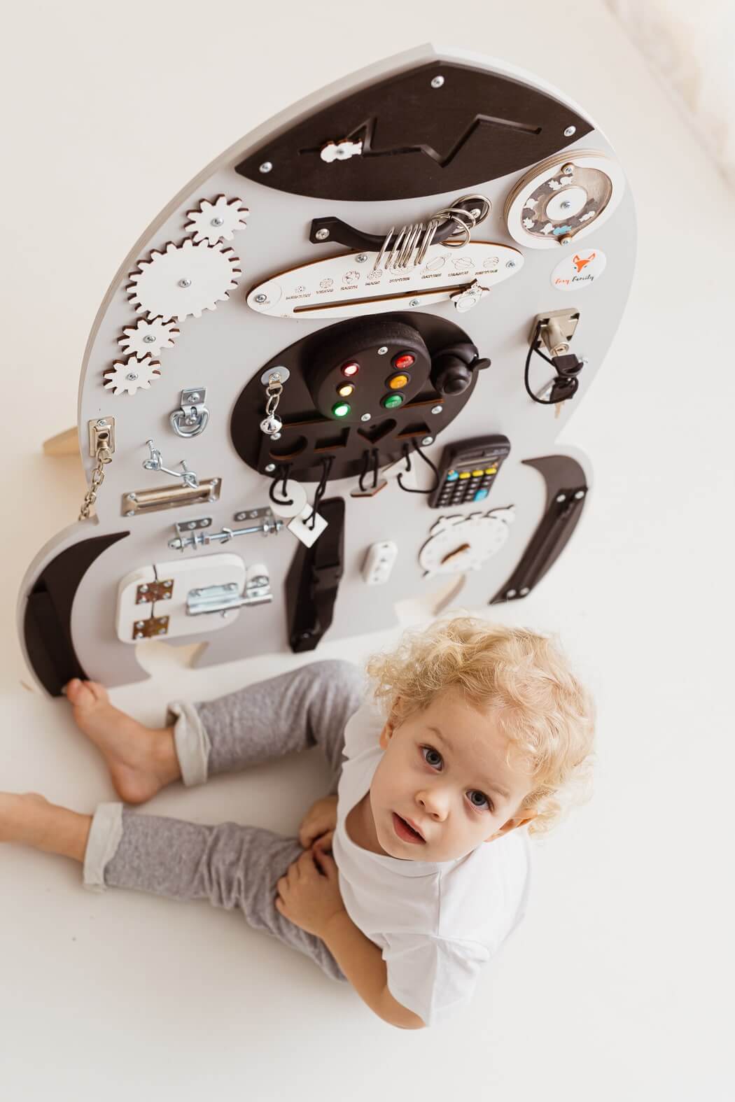 Motorikbrett / Motorikwand Rocky Rakete