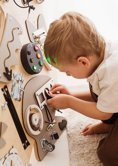 Motorikbrett / Motorikwand Rudi Rex