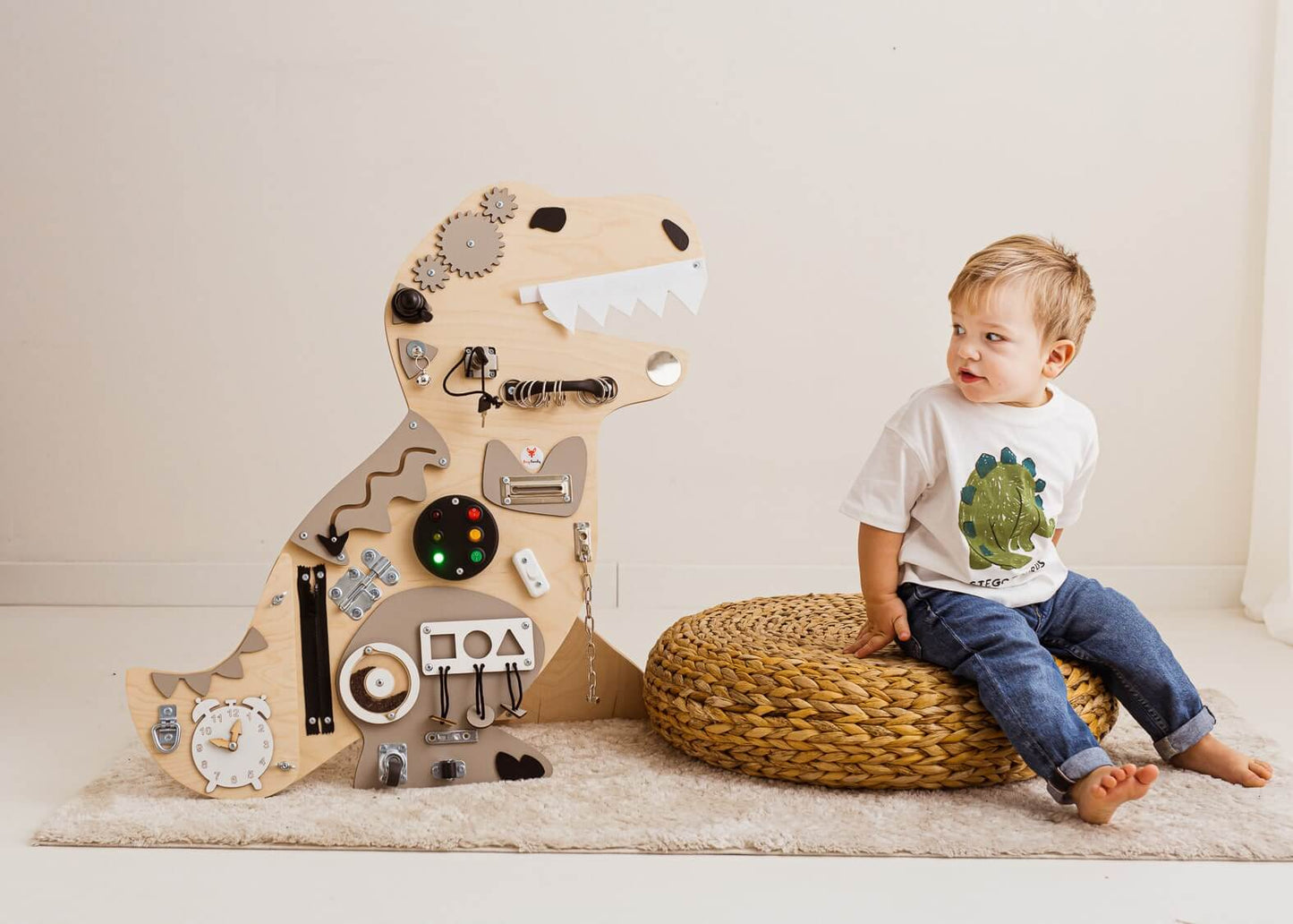 Motorikbrett / Motorikwand Rudi Rex