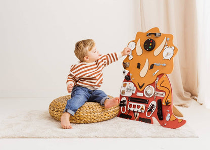 Motorikbrett / Motorikwand Tilda Trizeratops