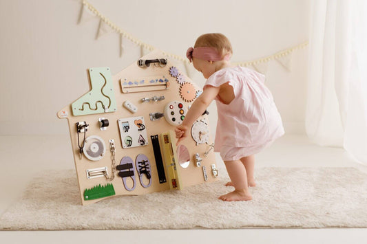 Motorikbrett / Motorikwand Sweet Home XL