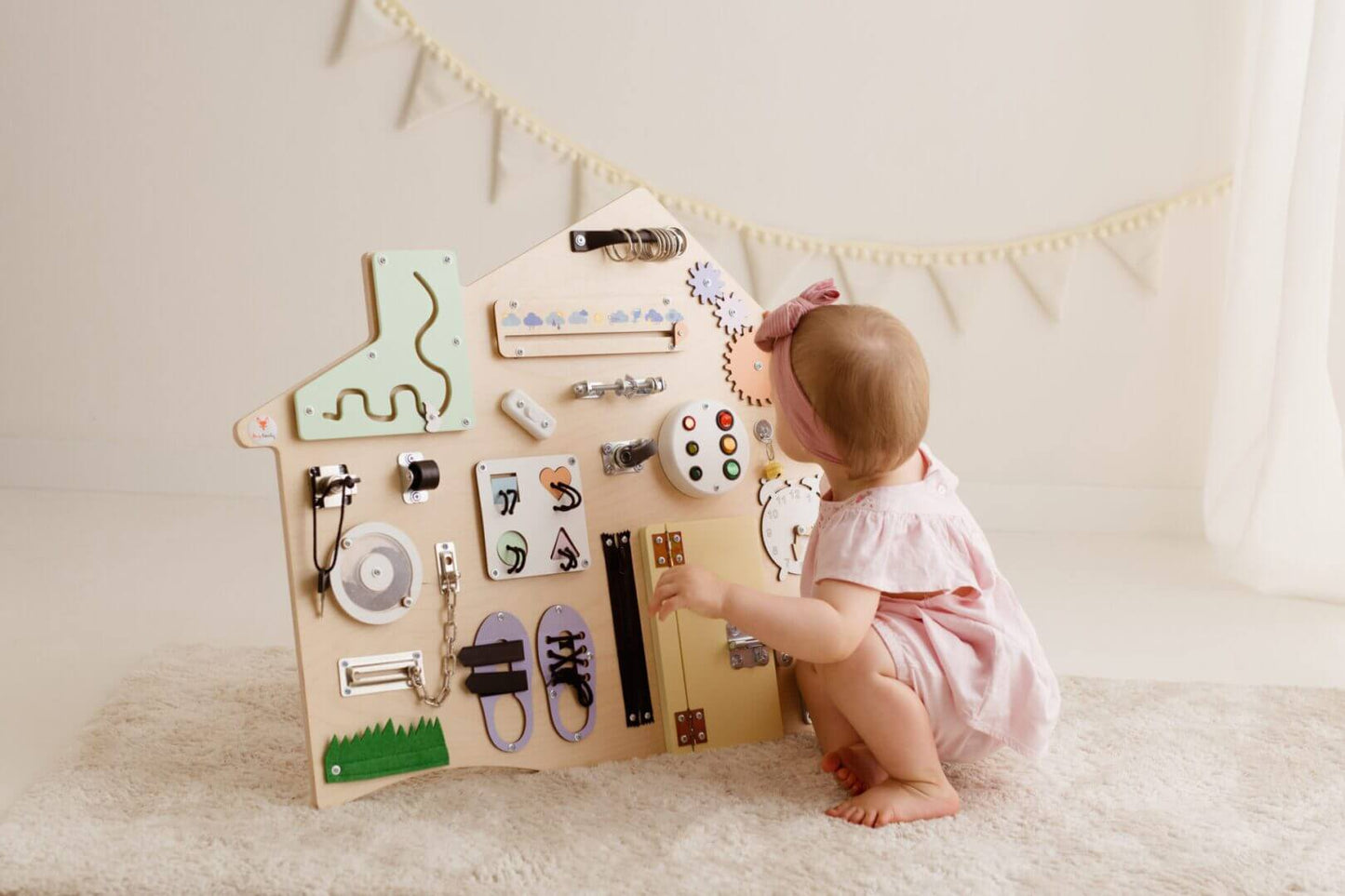 Motorikbrett / Motorikwand Sweet Home XL