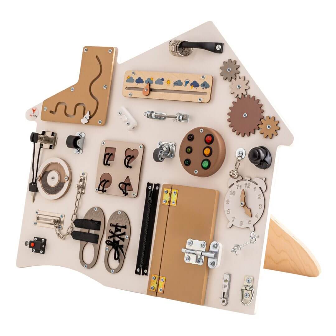 Motorikbrett / Motorikwand Sweet Home XL