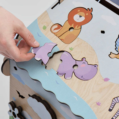 Motorikhaus / Activity Board Zoo