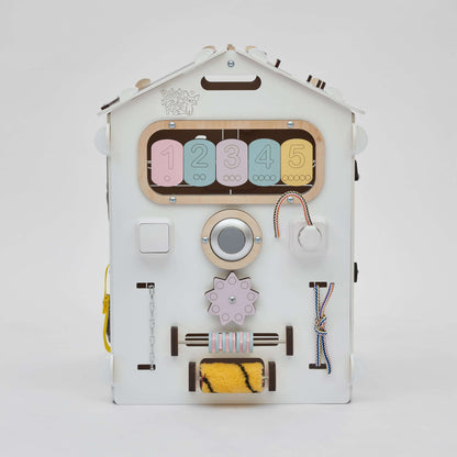 Motorikhaus / Activity Board pastel white