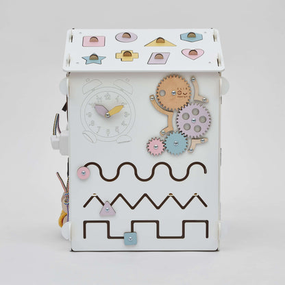 Motorikhaus / Activity Board pastel white