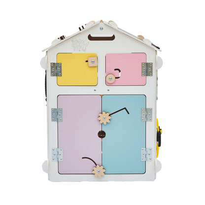 Motorikhaus / Activity Board pastel white