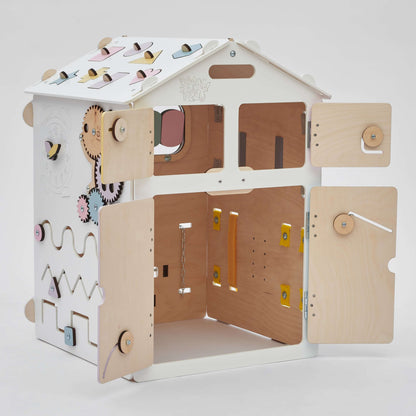 Motorikhaus / Activity Board pastel white