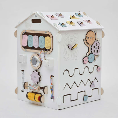 Motorikhaus / Activity Board pastel white