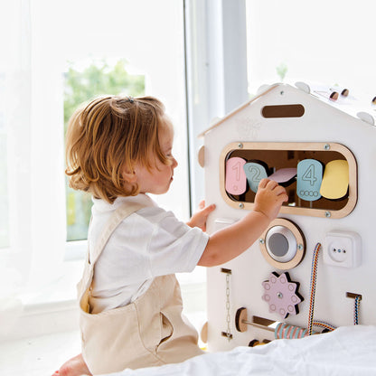 Motorikhaus / Activity Board pastel white